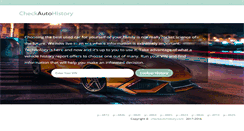 Desktop Screenshot of checkautohistory.com