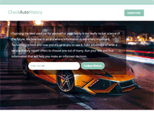 Tablet Screenshot of checkautohistory.com